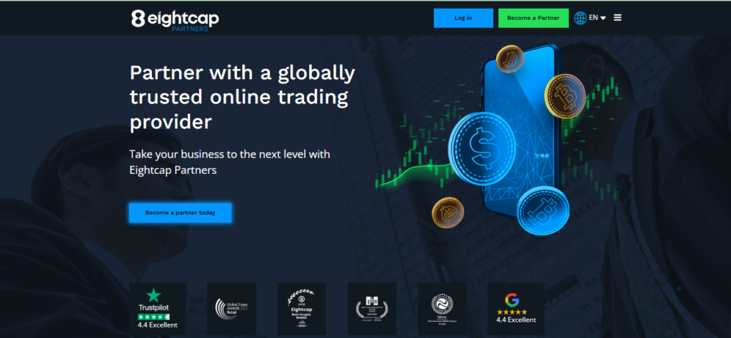Partner with a globally trusted online trading provider

