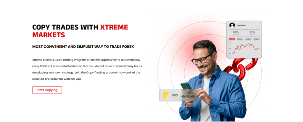 COPY TRADES WITH XTREME MARKETS