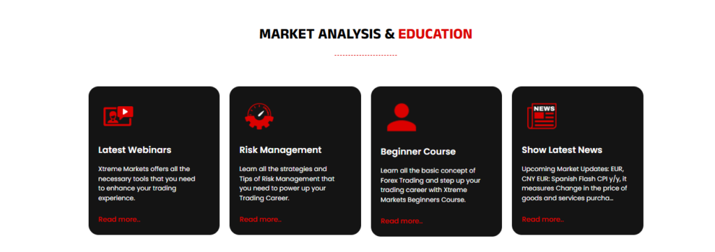MARKET ANALYSIS & EDUCATION
