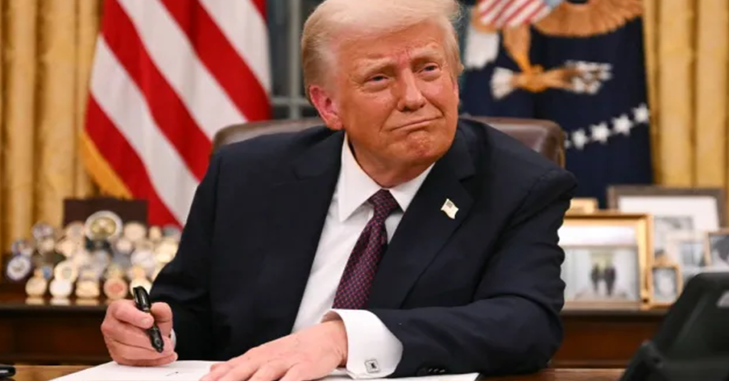 US President Donald Trump 